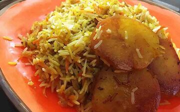 طرز تهیه به پلو قزوینی خوشمزه / دستور مجلسی به روش سنتی