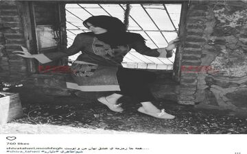 تیپ و ژست جالب شیوا طاهری (عکس)
