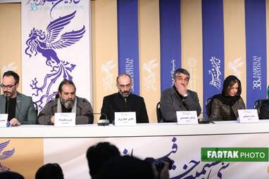 نشست خبری فیلم "دو زیست" با حضور پرسپولیسی معروف