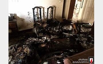 عملیات نجات نوزاد و سه زن از میان دود و آتش