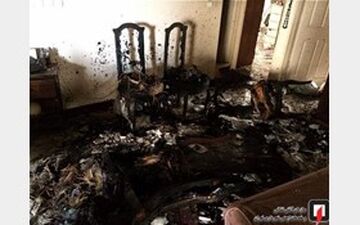 عملیات نجات نوزاد و سه زن از میان دود و آتش
