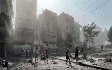 بر اثر اصابت موشک به شهر طابا مصر ۵ تن زخمی شدند