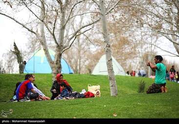 روز طبیعت در پارک ملت تهران + تصاویر