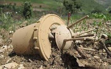 کشف خمپاره جنگی در شهرک جعفرآباد کرمانشاه