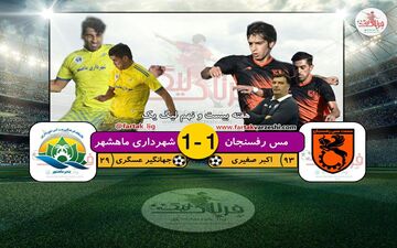 میشو با مس همچنان نمی‌بازد/ تک امتیاز ارزشمند ماهشهری‌ها در رفسنجان