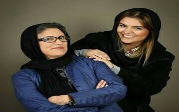 دختر رویا تیموریان در کنار بهرام رادان