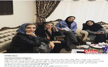 آزاده نامداری و بانوان هنرمند در یک دورهمی (عکس)