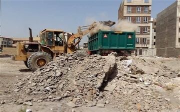 نخستین سایت تخلیه نخاله ساختمانی کرمانشاه افتتاح شد 

