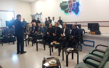 بازدید وزیر امور خارجه از مدیریت کنترل و پایش شرکت آبفای مشهد