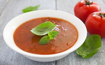 طرز تهیه سوپ گوجه و ریحان | حتما درستش کن!