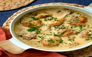 طرز تهیه  مرغ خامه ای | خیلی خوش خوراکه عاشقش میشی!