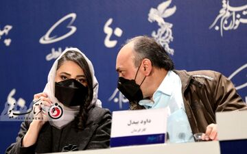 گزارش تصویری از نشست رسانه ای عوامل فیلم " نمور " آخرین فیلم نمایش داده شده چهلمین جشنواره فیلم فجر در سالن اصلی کاخ جشنواره