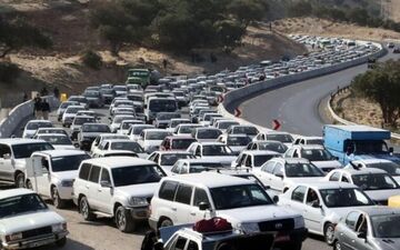 شروع موج بازگشت زوار "اربعین"/ افزایش 30 برابری ترافیک محورهای کرمانشاه