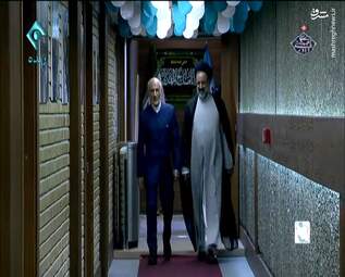 ورود میرسلیم به سازمان صدا و سیما + تصاویر