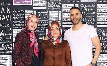  خواننده مشهور در کنار مادرش و کتایون ریاحی/ عکس