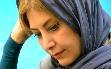 چهره پیر و پژمرده لادن طباطبایی
