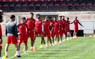 گزارش تمرین پرسپولیس/  تمرینات مختص گلزنی در غیاب دو بازیکن