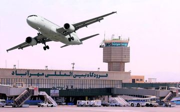 فرو ریختن سقف فرودگاه مهرآباد تهران + عکس حادثه