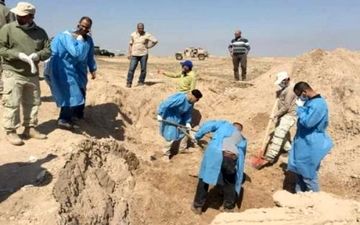 کشف اجساد ۱۵۸ تن از کشته‌شده‌های جنایت پایگاه اسپایکر عراق