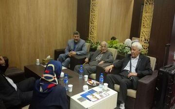 دکتر علیرضا شهرستانی در گردهمایی بین‌المللی ترویج زبان  و ادب فارسی با بزرگان ادبیات کشور به روایت تصویر