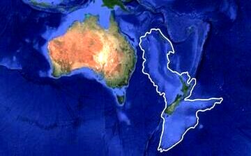 نقشه برداری از قاره جدید کشف شده بر روی زمین+عکس
