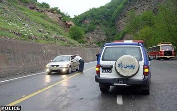 ‍ لغزندگی جاده های کرمانشاه بر اثر اولین بارش‌های پاییزی