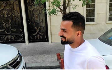 مهاجم پرسپولیس حاضر به گفت و گو با خبرنگاران نشد