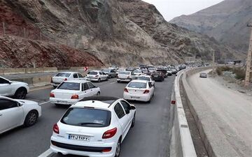 ترافیک پر‌حجم در جاده‌های شمال 
