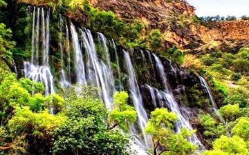 آتش سوزی اثر طبیعی ملی آبشار شوی دزفول مهار شد