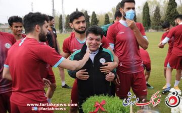 اولین تمرین گاندوهای اصفهان در سال 1400 از لنز فرتاک ورزشی 