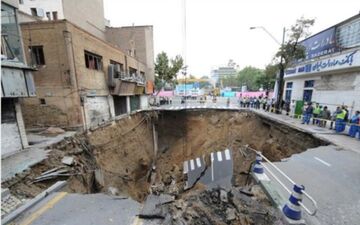  هشدار فرونشست زمین در تهران و استان‌های درگیر سیل