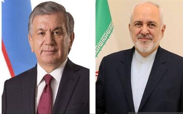 ظریف با رئیس‌جمهور ازبکستان دیدار کرد
