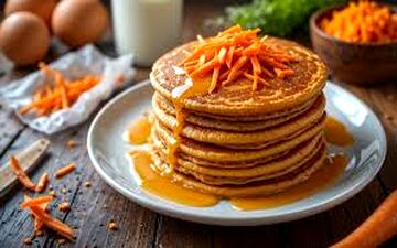 بهترین صبحانه| طرز تهیه  پنکیک هویج