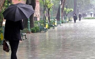 بارش های پراکنده و کاهش نسبی دما در گیلان