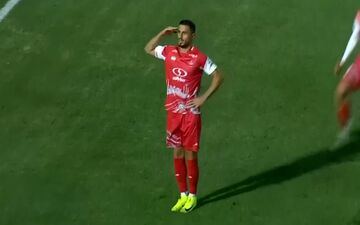 گل اول پرسپولیس به شمس آذر قزوین