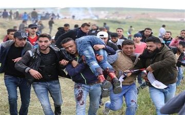 نوار غزه|افزایش آمار مجروحان راهپیمایی بازگشت به ۲۷ نفر