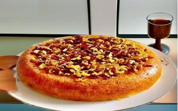 آموزش ته چین گردو بدون گوشت و مرغ 