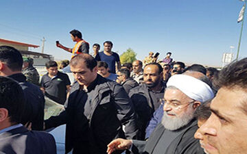 ویدئوی وعده داده شده دفتر ریاست جمهوری از حضور روحانی در بین مردم کرمانشاه