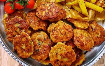 کوکو مرغ با فلفل دلمه ای رو این طوری درست کن / متفاوت و فوق العاده خوشمزه است