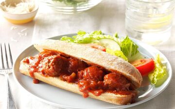طرز تهیه  کوفته ایتالیایی| این ساندویچ خیلی اشتهاآوره!