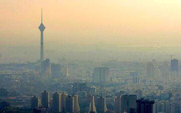 وضعیت نارنجی آلودگی هوا در تهران