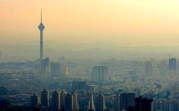 وضعیت نارنجی آلودگی هوا در تهران