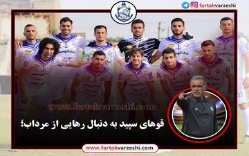 قوهای سپید به دنبال رهایی از مرداب؛