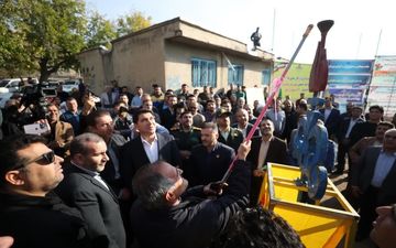 آیین گازرسانی به ۲۱ روستا و شش واحد صنعتی شهرستان جوانرود