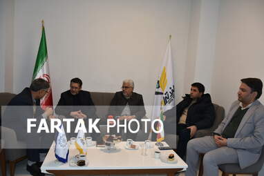 علی حسینی، مجید قیطولی مدیر روابط عمومی دانشگاه رازی، دکتر سجاد دادفر عضو هیأت علمی دانشگاه رازی، دکتر روح‌الله بهرامی عضو هیأت علمی دانشگاه رازی، جهانشاه امیری پژوهشگر 