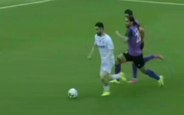 گل اول ملوان به خیبر خرم آباد + ویدئو