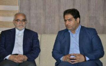 دیدار مدیر عامل شرکت آب منطقه ای استان کرمانشاه و دکتر مصری نماینده مجلس شورای اسلامی