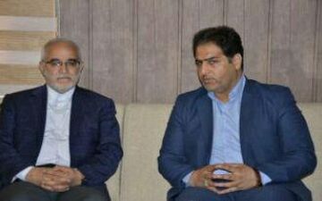 دیدار مدیر عامل شرکت آب منطقه ای استان کرمانشاه و دکتر مصری نماینده مجلس شورای اسلامی