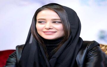 بازیگر زن معروف با آرایشی خاص+عکس
