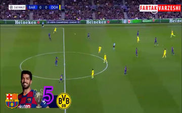  5گل برتر شب گذشته لیگ قهرمانان اروپا